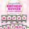 Free Printable Happy Birthday Banner And Alphabet – Six With Diy Banner Template Free