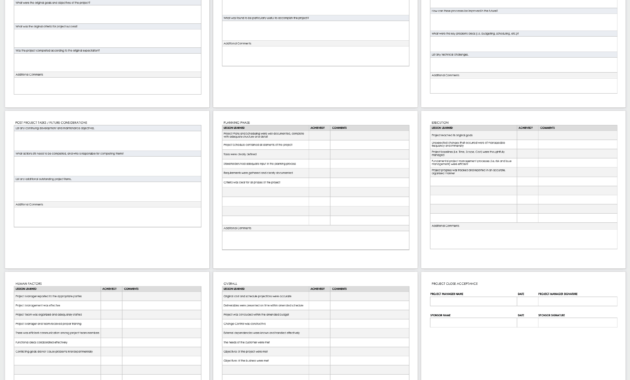 Free Project Report Templates | Smartsheet with Post Project Report Template