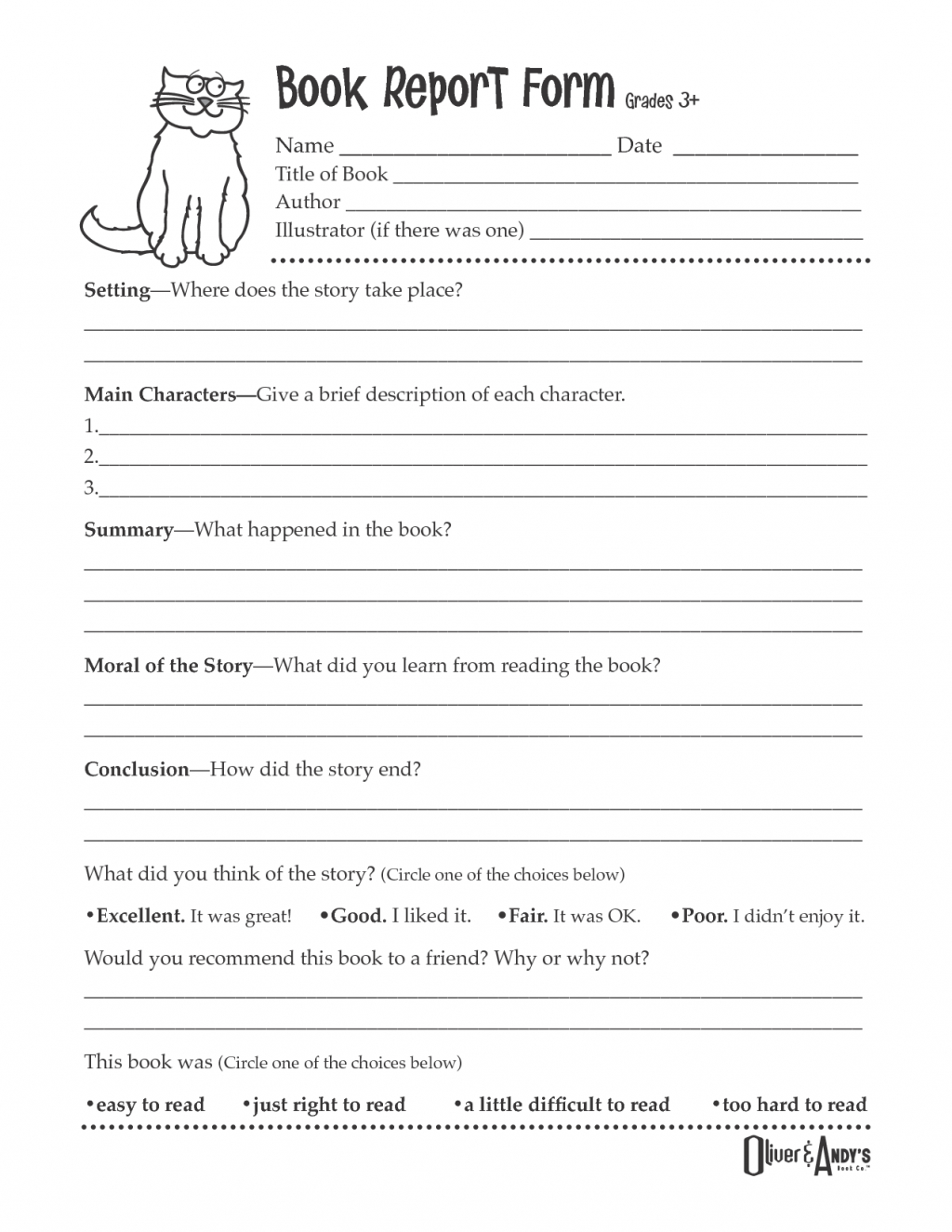 Free Research Paper Grader 1St Grade Writing | Ceolpub With Regard To 1St Grade Book Report Template
