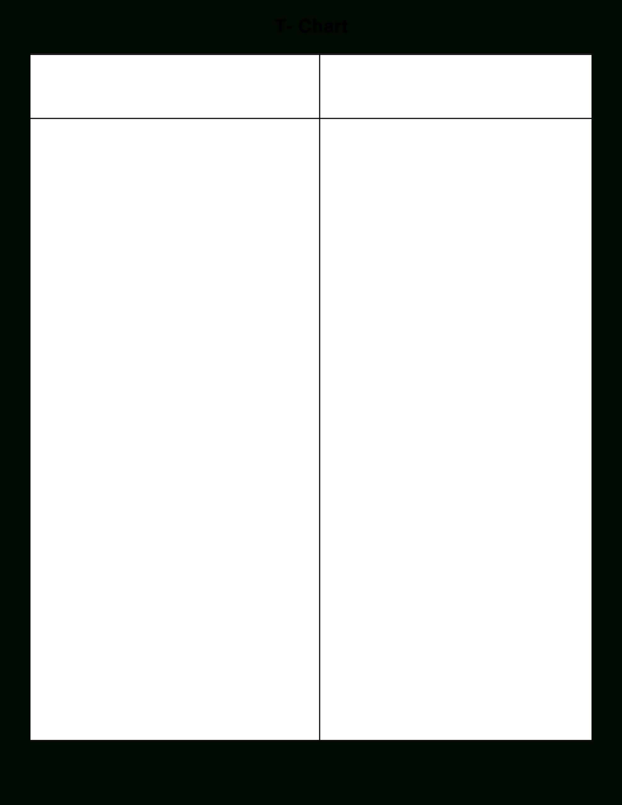 Free T-Chart Template | Templates At Allbusinesstemplates intended for T Chart Template For Word Free T Chart Template | Templates At Allbusinesstemplates Intended For T Chart Template For Word