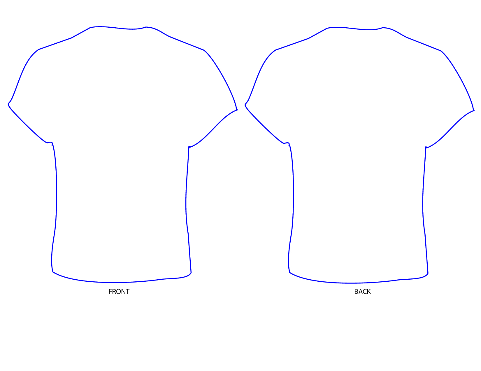 Free T Shirt Template Printable, Download Free Clip Art Within Blank Tshirt Template Printable