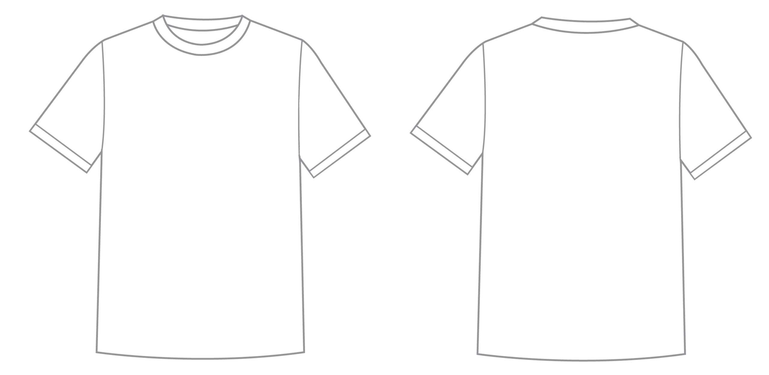 Free Tshirt Template, Download Free Clip Art, Free Clip Art Inside Blank Tshirt Template Printable