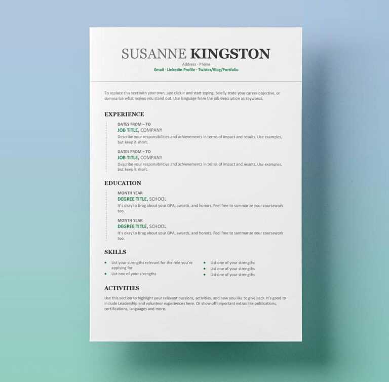 free-word-resume-templates-free-microsoft-word-cv-templates-in