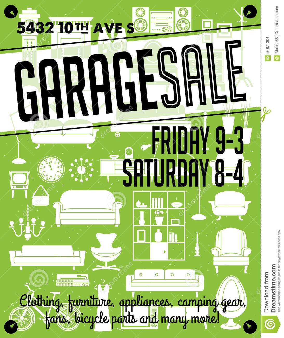 Garage Sale Poster Stock Vector. Illustration Of Hand - 94671304 pertaining to Garage Sale Flyer Template Word Garage Sale Poster Stock Vector. Illustration Of Hand – 94671304 Pertaining To Garage Sale Flyer Template Word