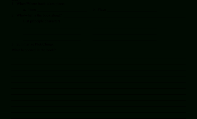 High School Book Report Template - Dalep.midnightpig.co inside High School Book Report Template