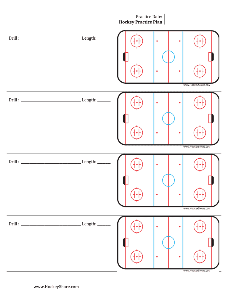 Hockey Practice Plan Template - Fill Online, Printable With Blank Hockey Practice Plan Template