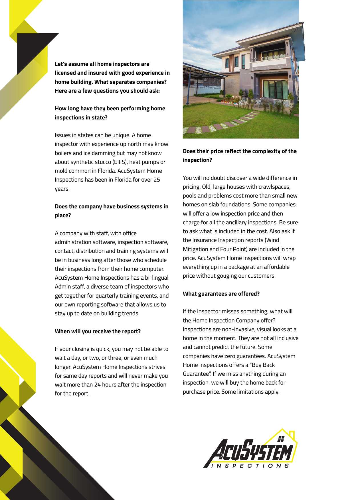 Home | Acusystem Home Inspectors - Well Pump & Water Quality regarding Pre Purchase Building Inspection Report Template Home | Acusystem Home Inspectors – Well Pump & Water Quality Regarding Pre Purchase Building Inspection Report Template