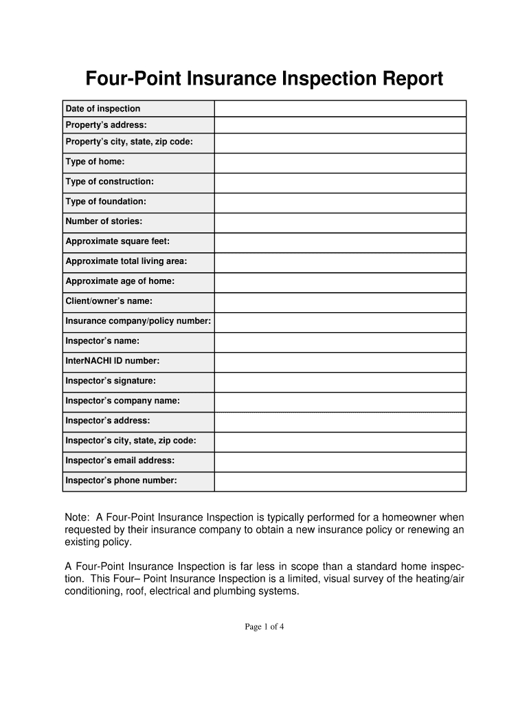 Home Inspection Forms – Fill Online, Printable, Fillable Within Property Management Inspection Report Template