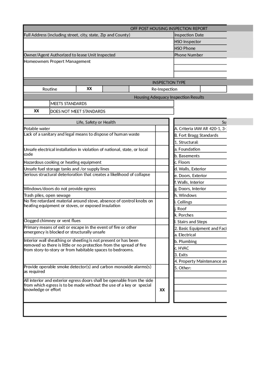 Home Inspection Report Template Pdf - Edit, Fill, Sign Inside Home Inspection Report Template Pdf
