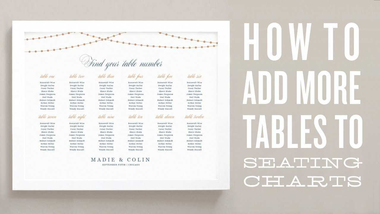How To Add More Tables To Your Wedding Seating Chart Template within Wedding Seating Chart Template Word How To Add More Tables To Your Wedding Seating Chart Template Within Wedding Seating Chart Template Word