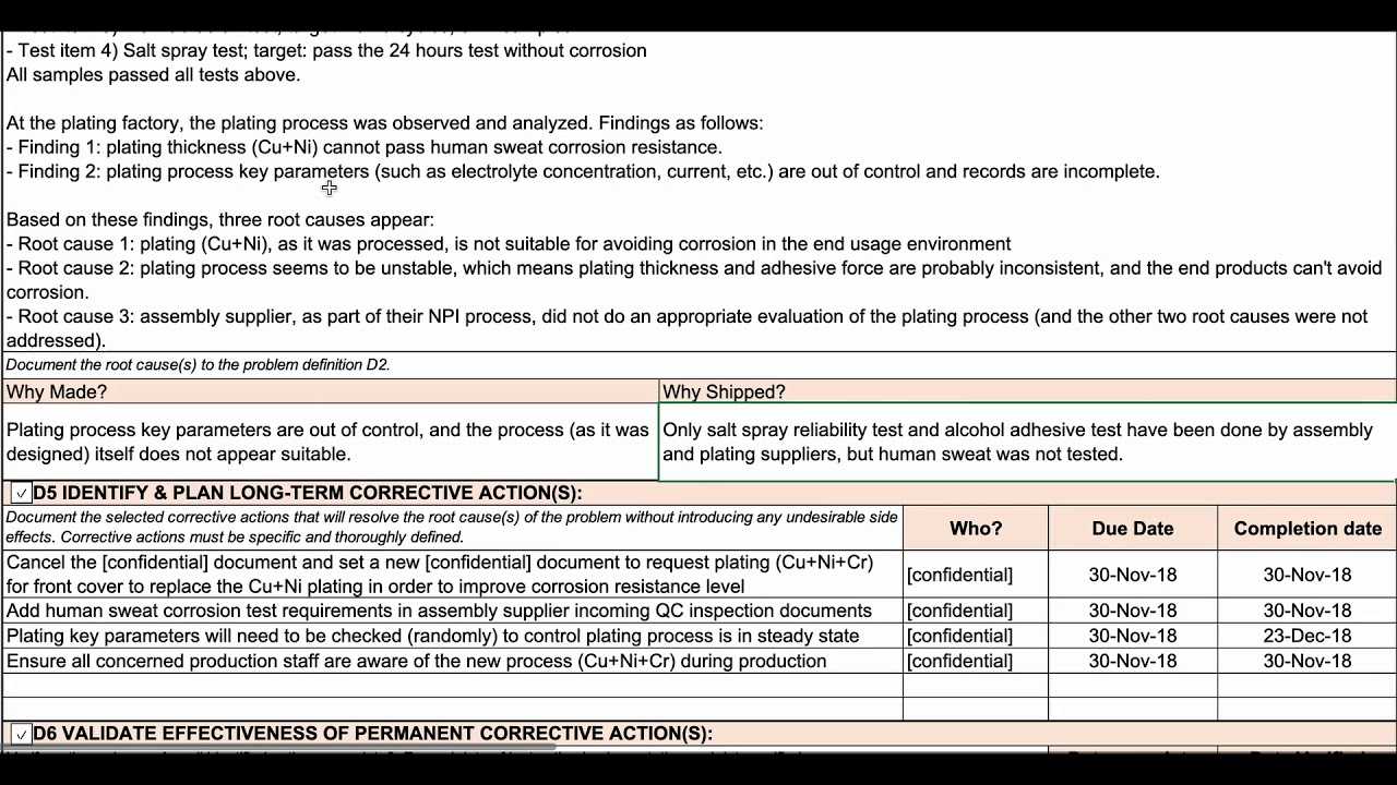 How To Complete An 8D Report? [8D Template Walkthrough] Throughout 8D Report Template