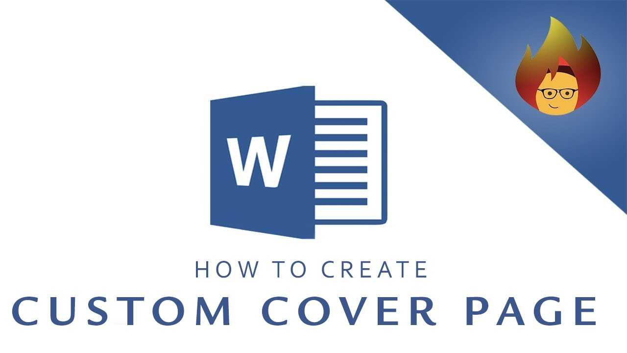 How To Create A Custom Cover Page | Microsoft Word Throughout Report Cover Page Template Word