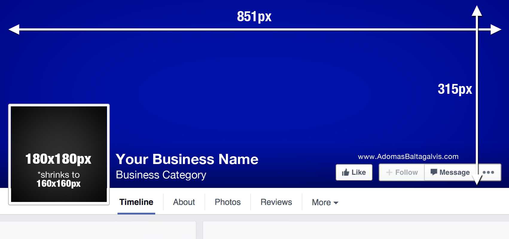 How To Create A Seamless Facebook Cover Photo And Profile Throughout Facebook Banner Size Template