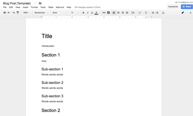 How To Create Effective Document Templates inside Google Word Document Templates