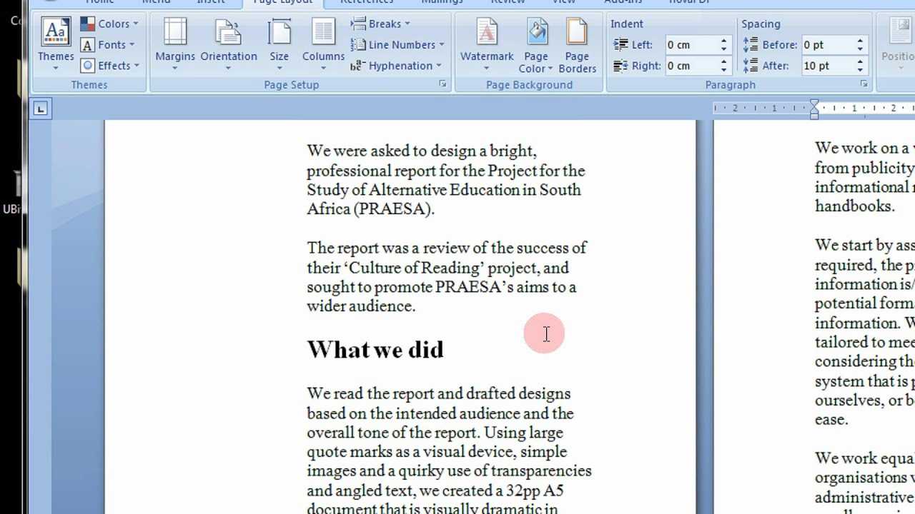 How To Create Printable Booklets In Microsoft Word 2007 & 2010 Stepstep  Tutorial For Booklet Template Microsoft Word 2007
