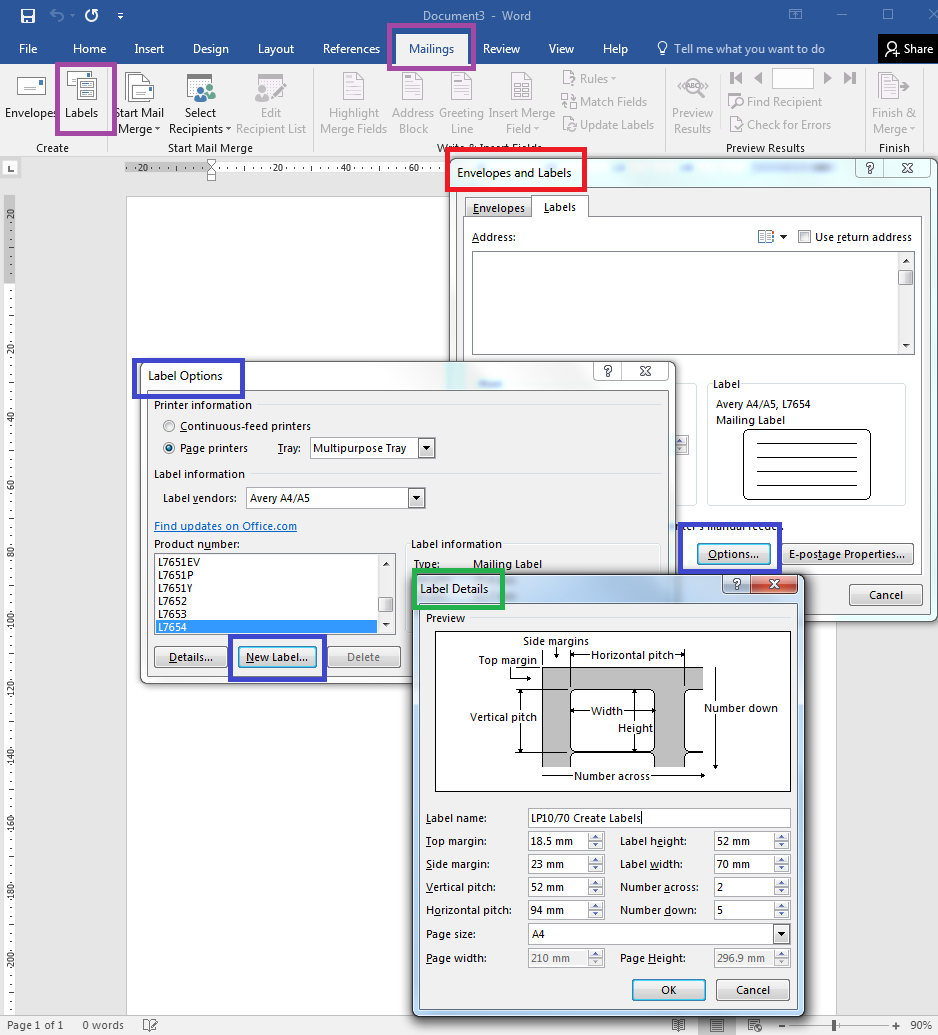 How To – How To Create Your Own Label Templates In Word in Word Label Template 21 Per Sheet How To – How To Create Your Own Label Templates In Word In Word Label Template 21 Per Sheet