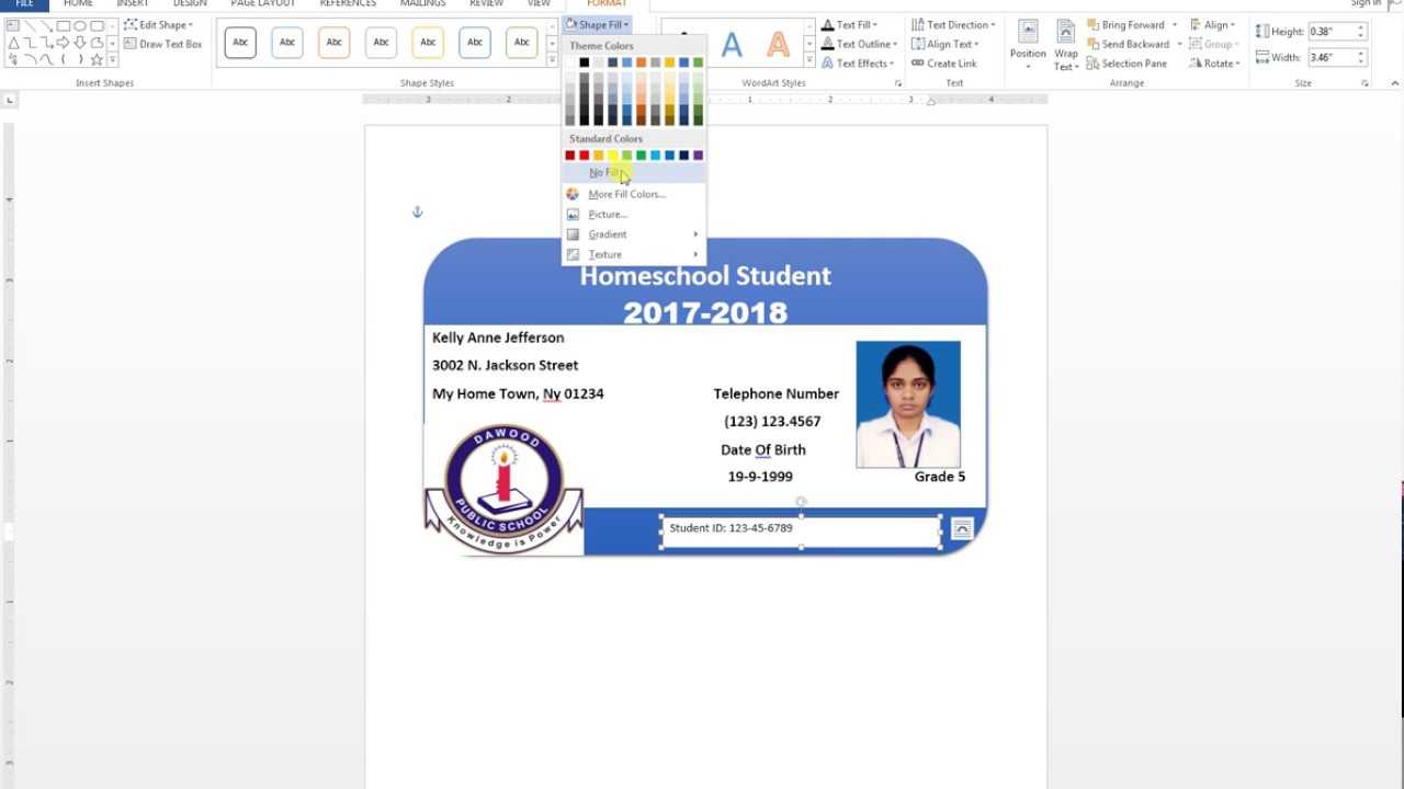 How To Make Id Cards On Microsoft Word – Calep.midnightpig.co Throughout Id Badge Template Word