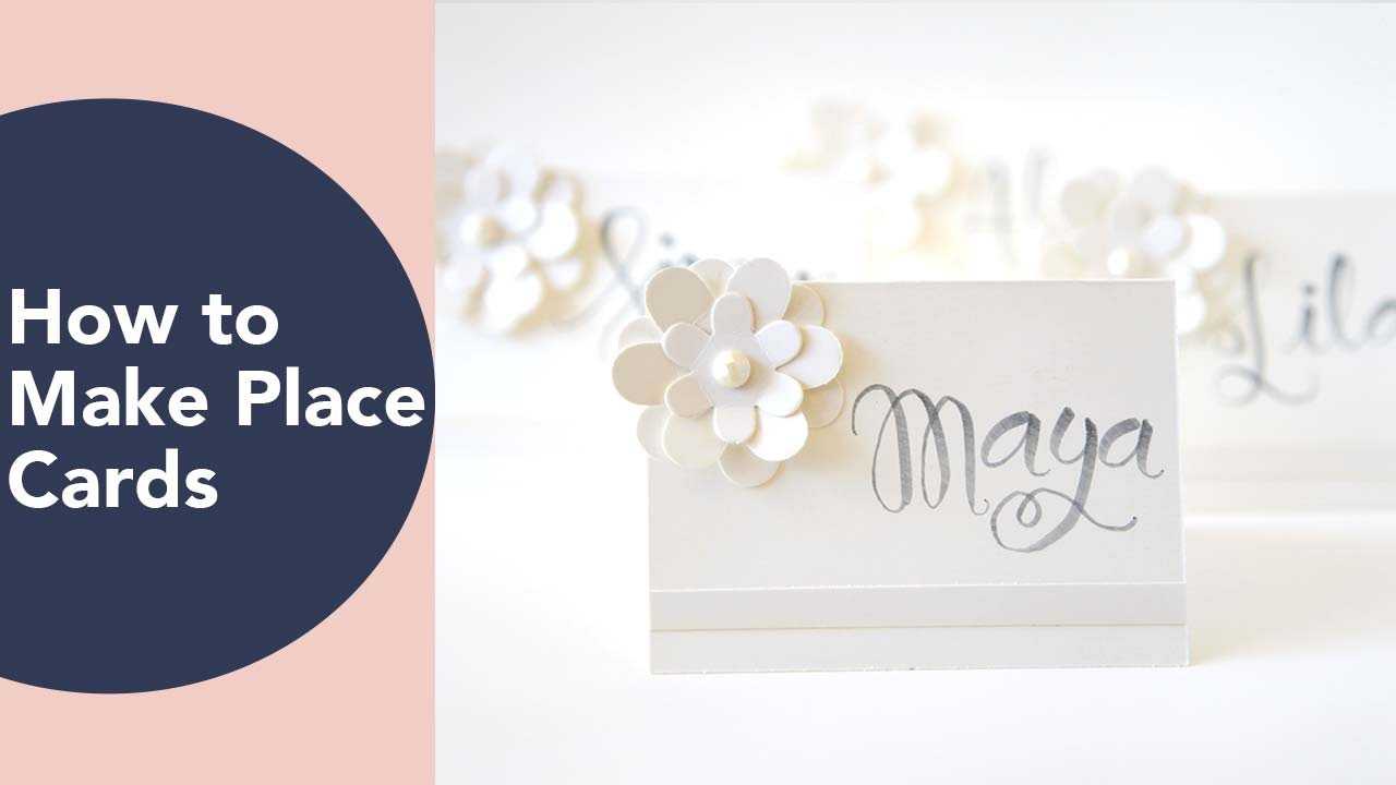 How To Make Place Cards, Place Card Ideas, Diy Wedding Or Thanksgiving Pertaining To Wedding Place Card Template Free Word
