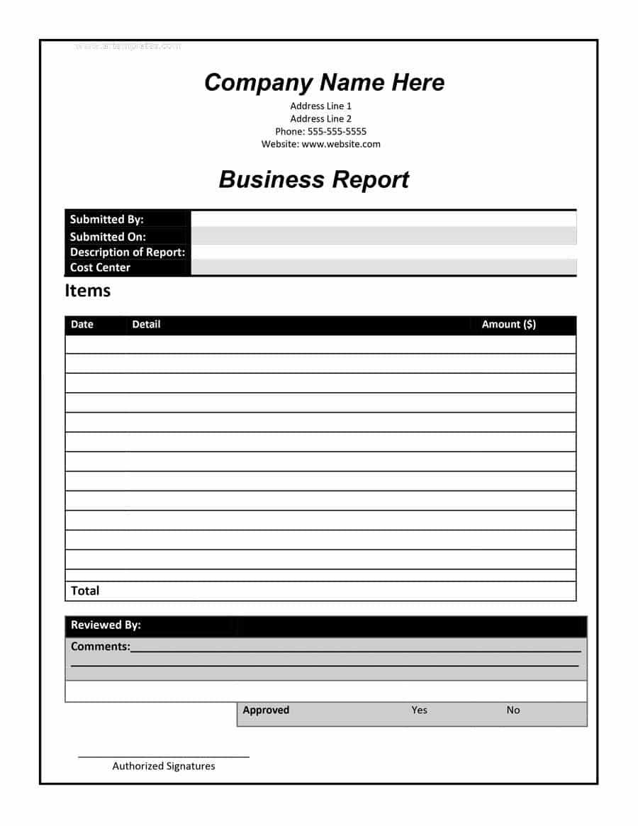 How To Write A Business Report Template – Calep.midnightpig.co Intended For Business Trip Report Template