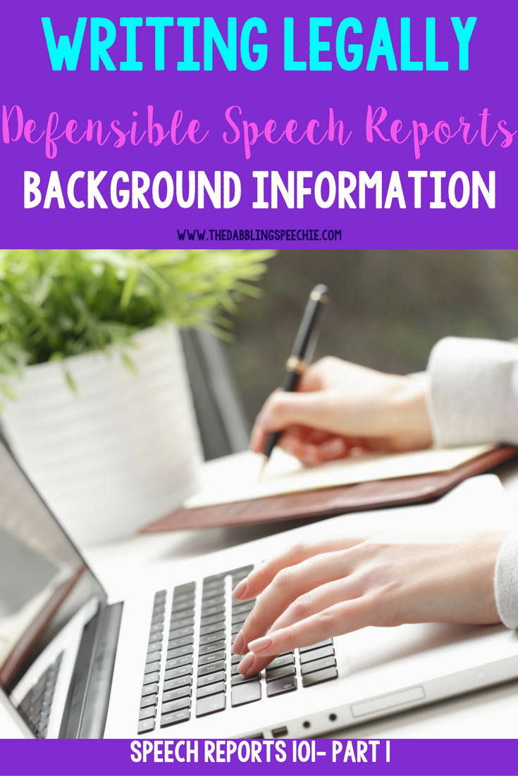 How To Write A Speech Report Like A Rockstar Part 1 Within Speech And Language Report Template