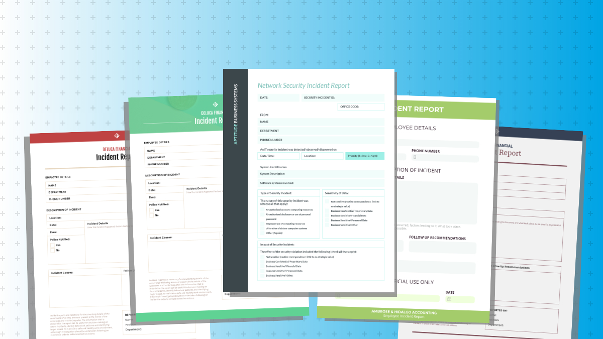 How To Write An Effective Incident Report [Templates] – Venngage Throughout Incident Summary Report Template