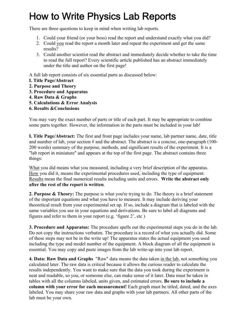 How To Write Physics Lab Reports Within Physics Lab Report within Dsmb Report Template How To Write Physics Lab Reports Within Physics Lab Report Within Dsmb Report Template