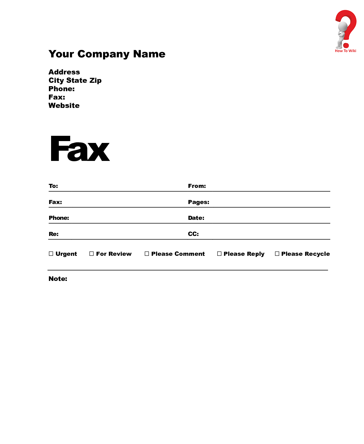 How To Write Professional Fax Cover Sheet - Full Guide | How For Fax Cover Sheet Template Word 2010
