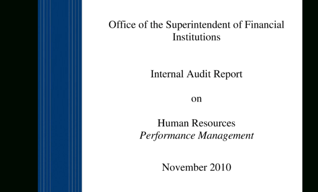 Hr Audit Example | Templates At Allbusinesstemplates throughout Sample Hr Audit Report Template
