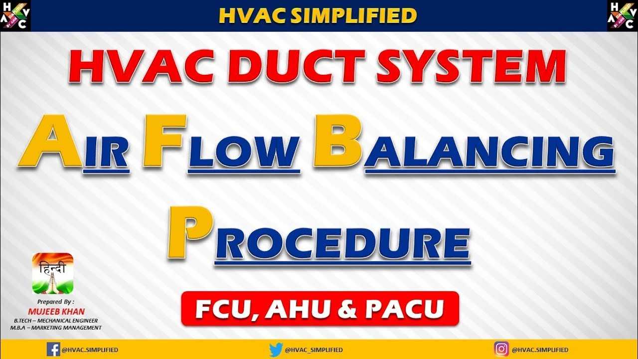 Hvac Training – Duct Air Balancing Calculation Inside Air Balance Report Template