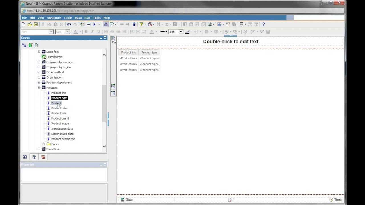 Ibm Cognos Report Studio: Using Predefined Templates To Create A Report Intended For Cognos Report Design Document Template
