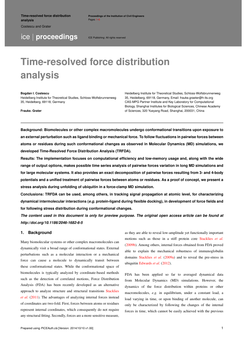 Ice Publishing – Proceedings Of The Institution Of Civil With Regard To Forensic Report Template