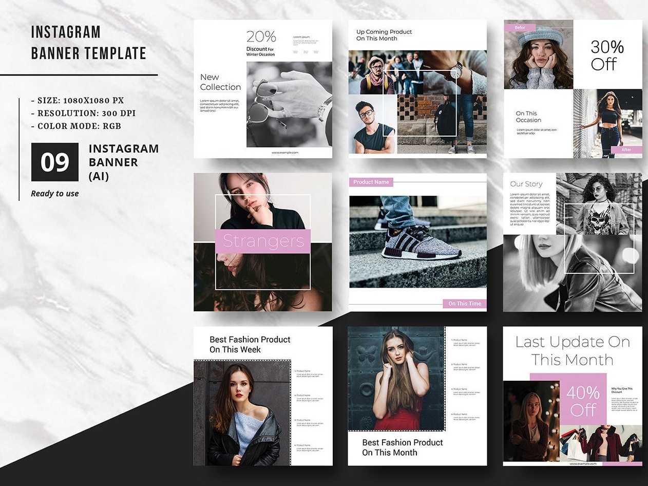 Instagram Promotional Banner Templatemukhlasur Rahman On Intended For Photography Banner Template