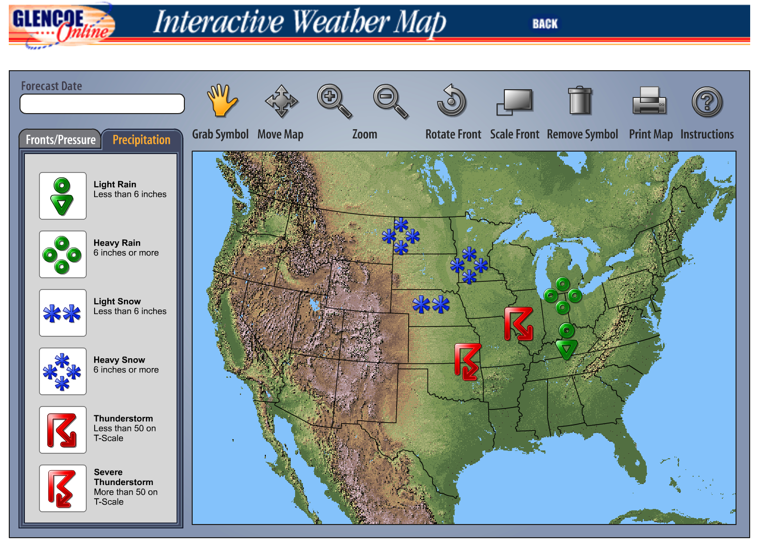 Interactive Weather Map | The Techie Teacher® Throughout Kids Weather Report Template