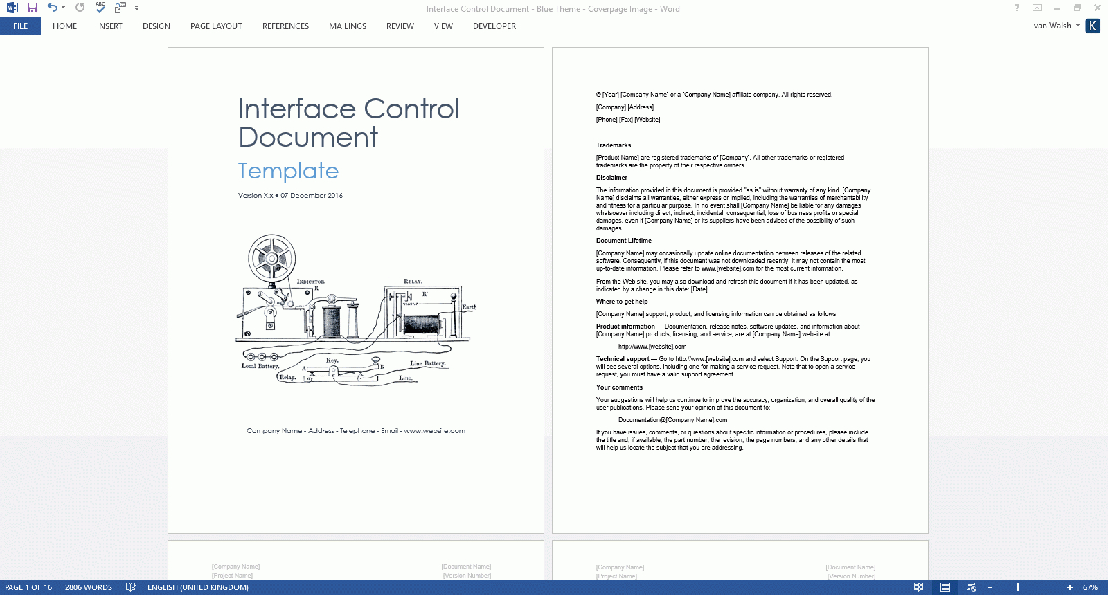 Interface Control Document Template (Ms Word) – Templates within Product Requirements Document Template Word Interface Control Document Template (Ms Word) – Templates Within Product Requirements Document Template Word
