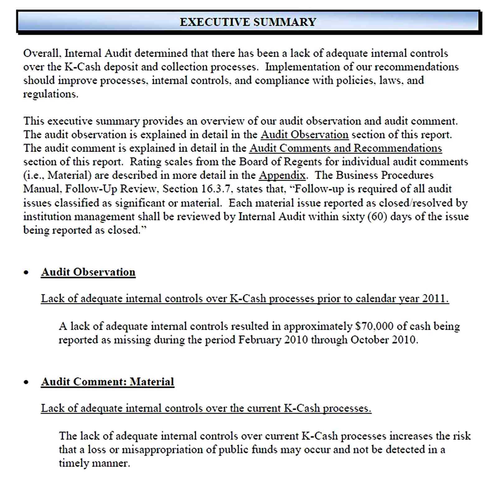 internal-control-audit-report-template-best-creative-templates