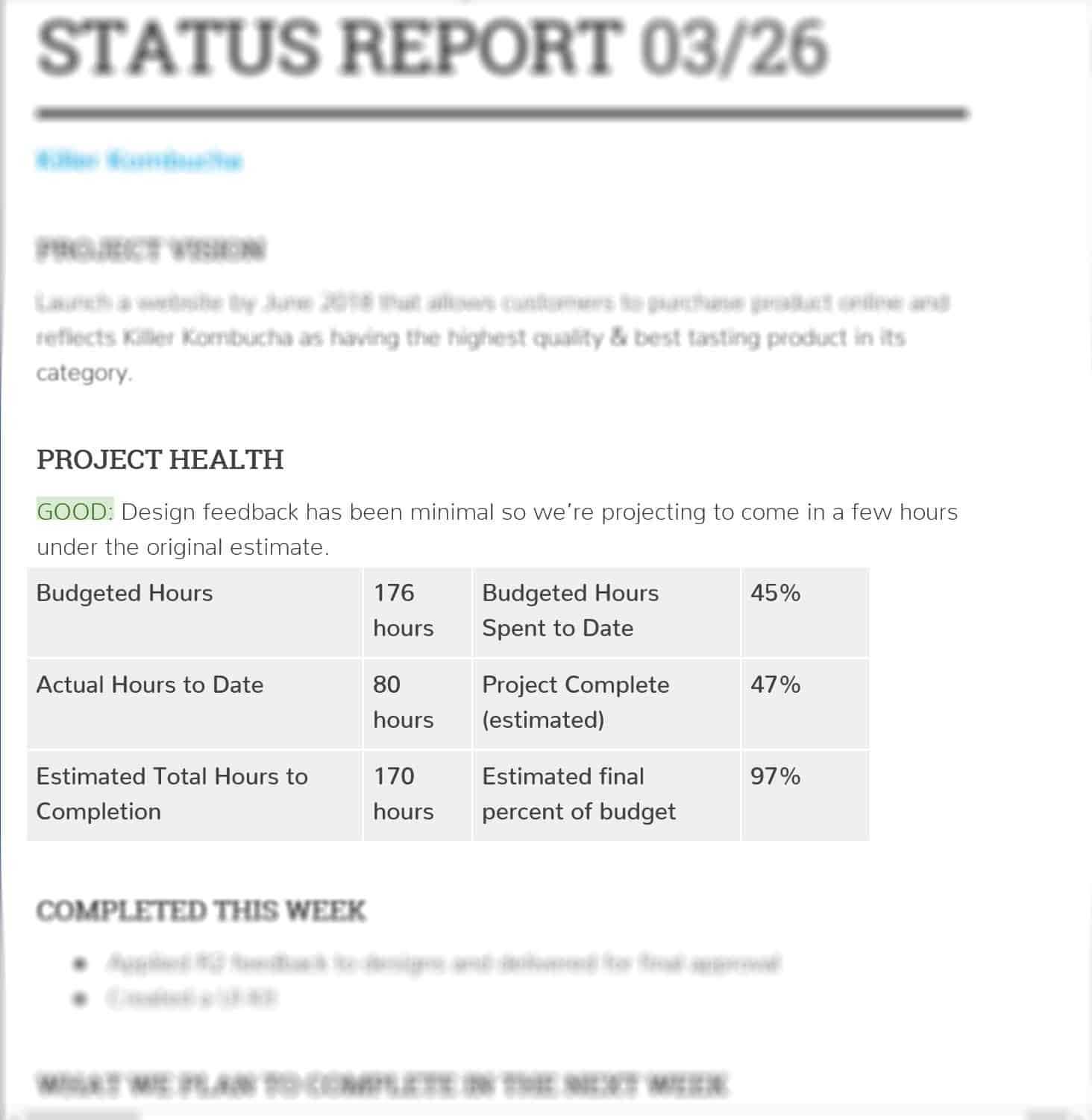 Keep Your Project On Track With Status Reports – The Digital With Regard To Project Implementation Report Template