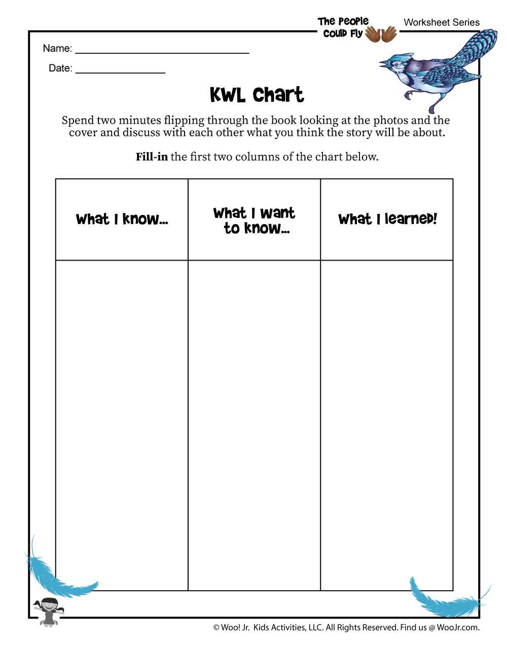 Kwl Chart Worksheet | Woo! Jr. Kids Activities Throughout Kwl Chart Template Word Document