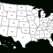 Library Of Map Of The United States Graphic Royalty Free Pertaining To Blank Template Of The United States