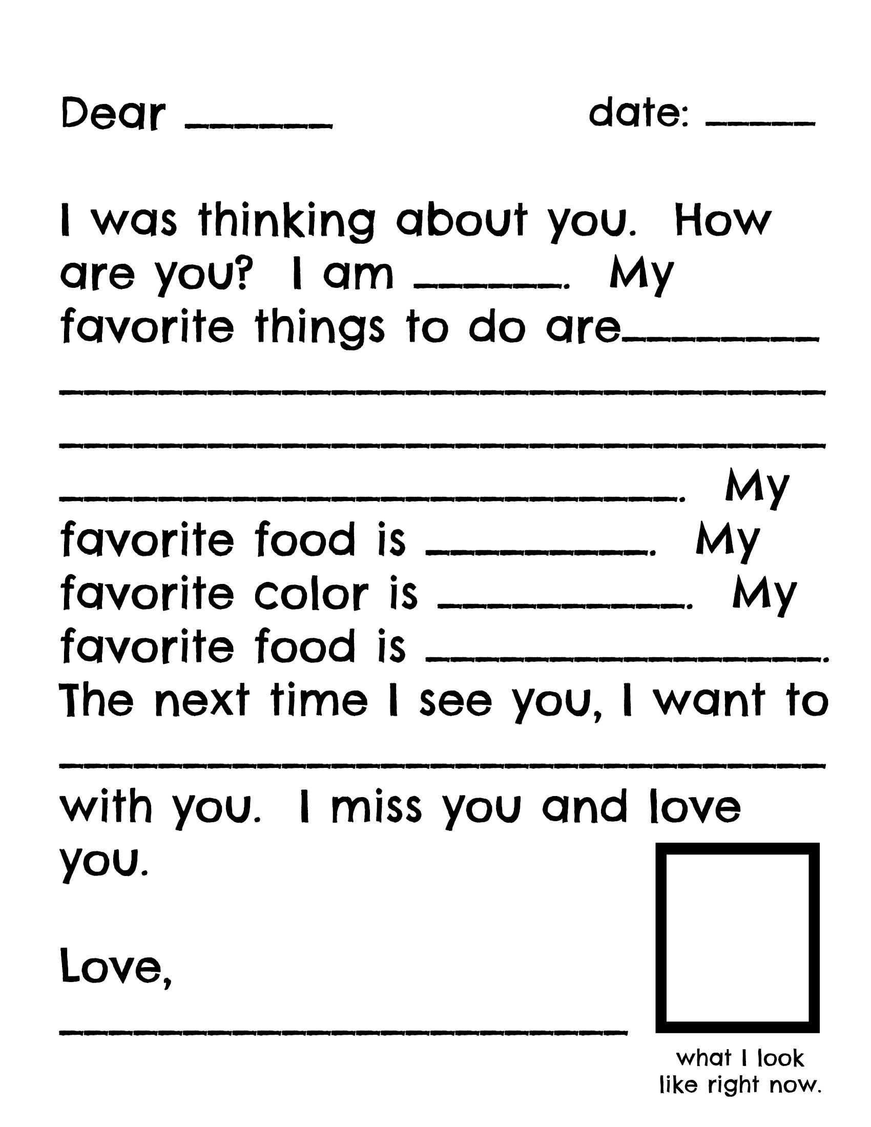 Love Letter Writing Template | 21 Sample Love Letters To Within Blank Letter Writing Template For Kids