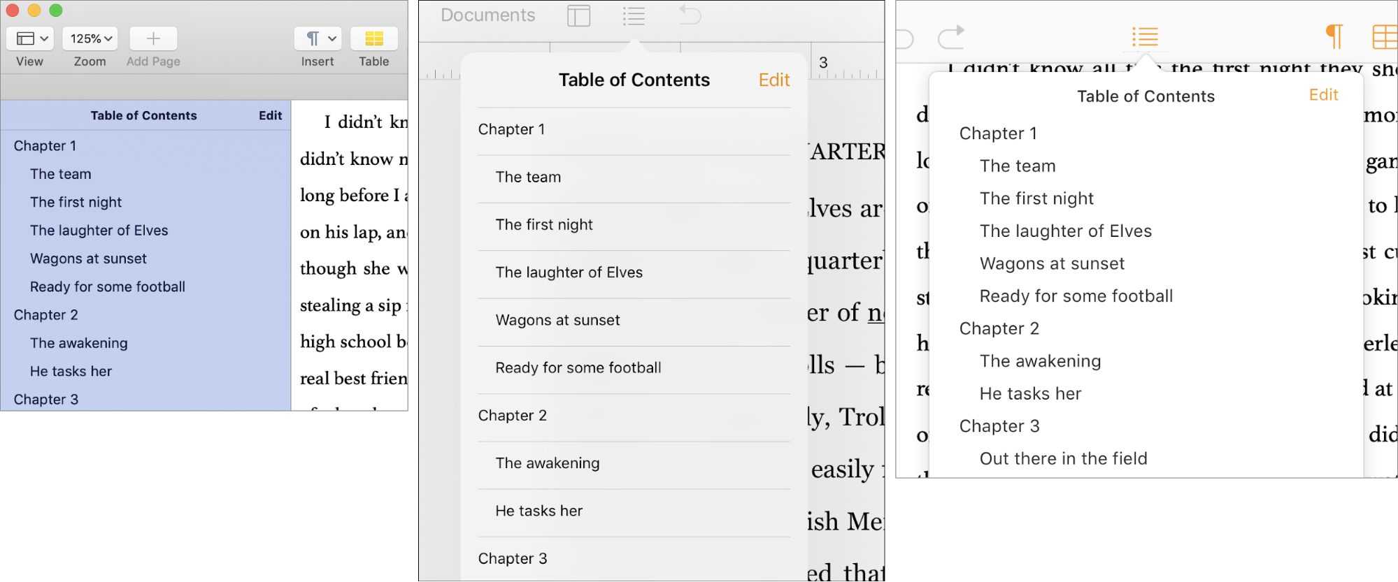 Making And Using Tables Of Contents In Pages – Tidbits With Blank Table Of Contents Template