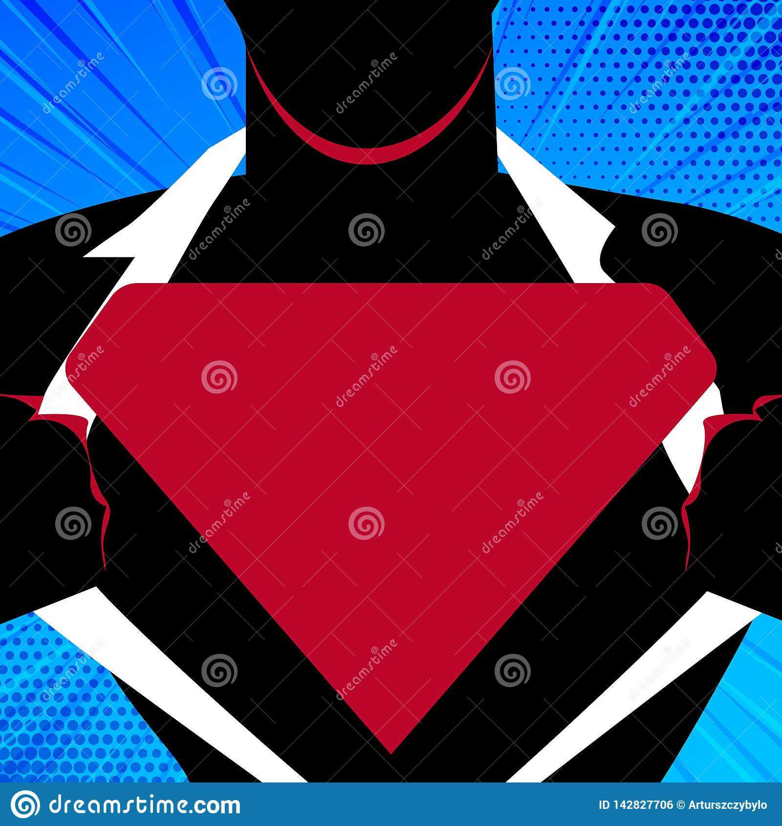 Man In Superman Pose Opening Shirt To Reveal Blank with Blank Superman Logo Template Man In Superman Pose Opening Shirt To Reveal Blank With Blank Superman Logo Template