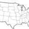 Map Of The United States Clipart Regarding United States Map Template Blank