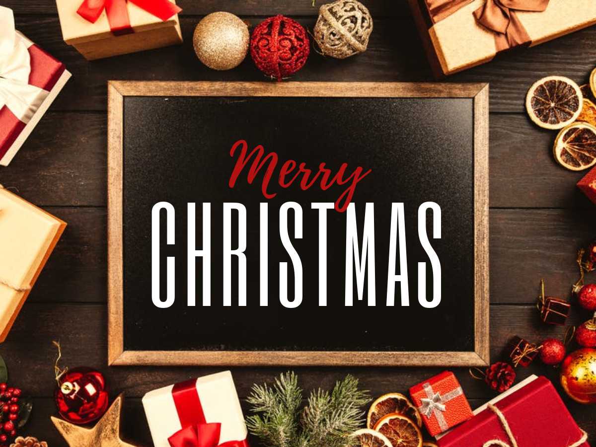 Merry Christmas – Vintage Banner Template Inside Merry Christmas Banner Template