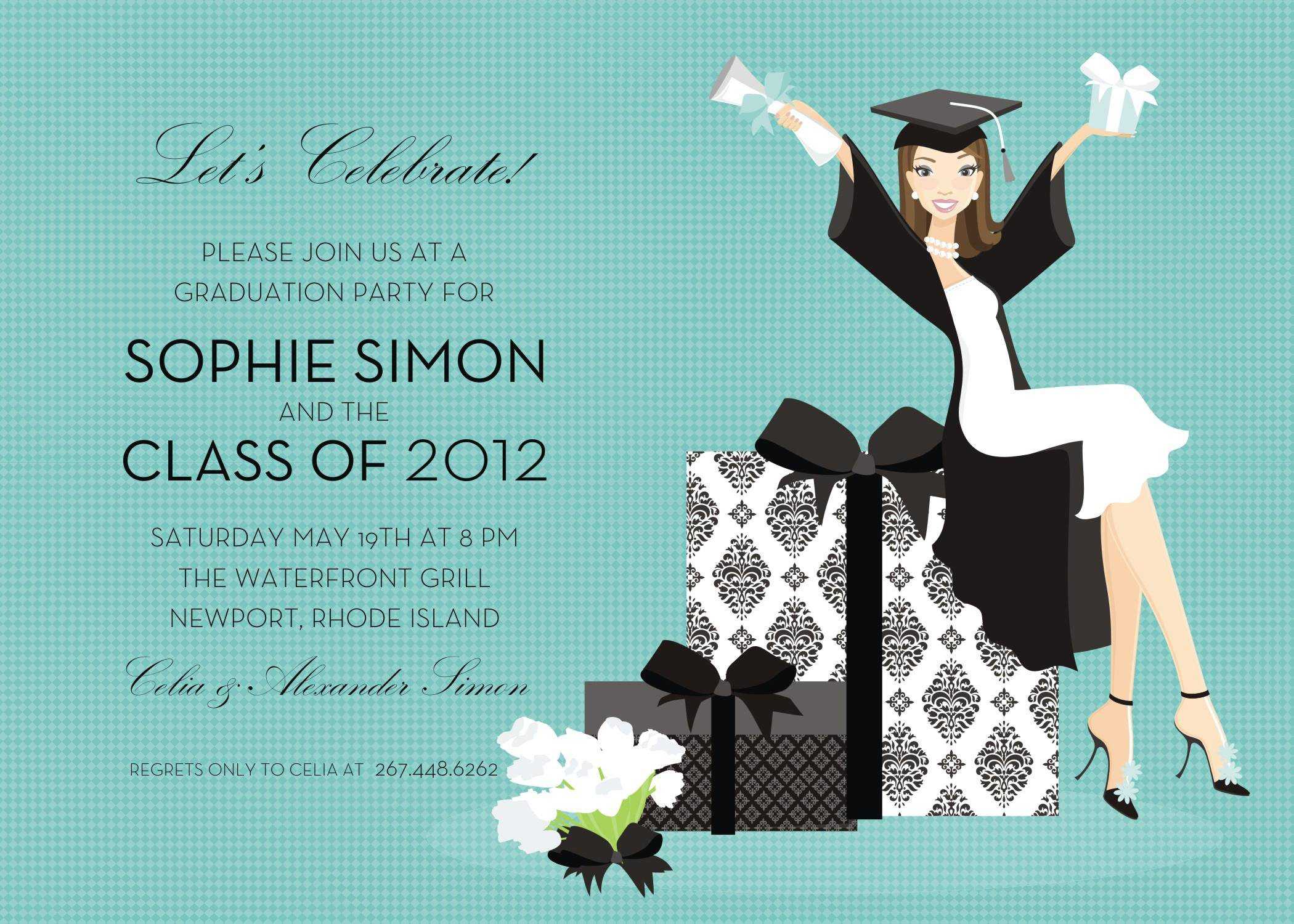 Microsoft Invite Templates Graduation Invitation Templates Throughout Graduation Invitation Templates Microsoft Word