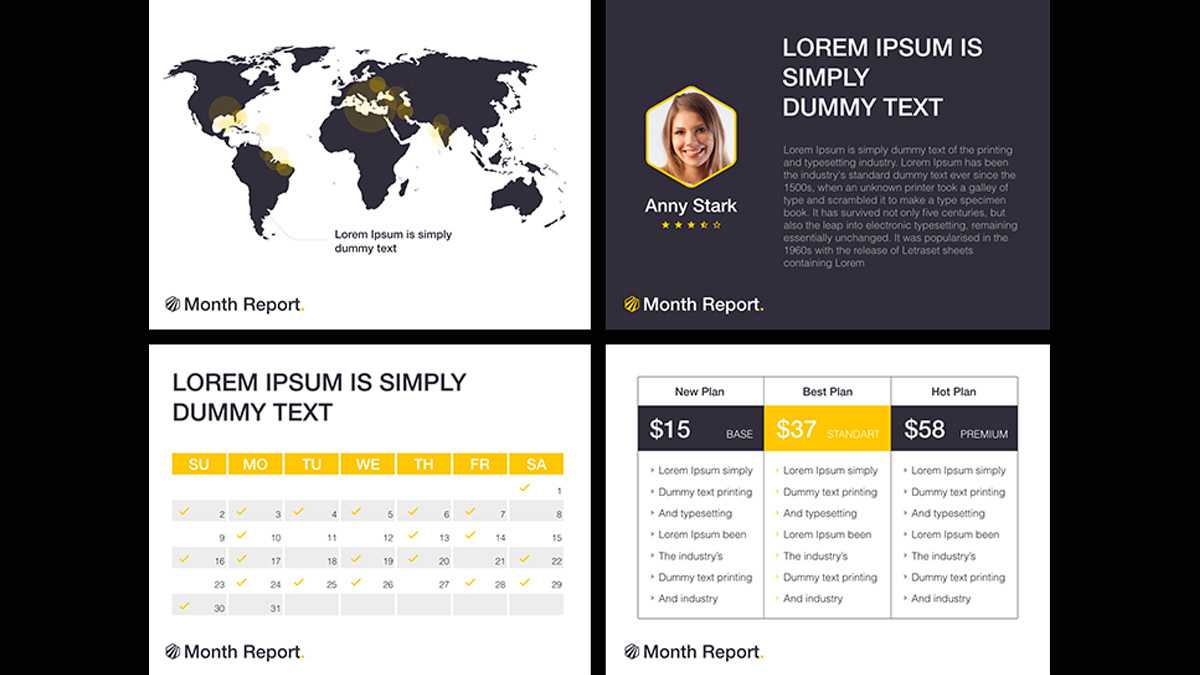 Month Report Powerpoint Template intended for Monthly Report Template Ppt Month Report Powerpoint Template Intended For Monthly Report Template Ppt