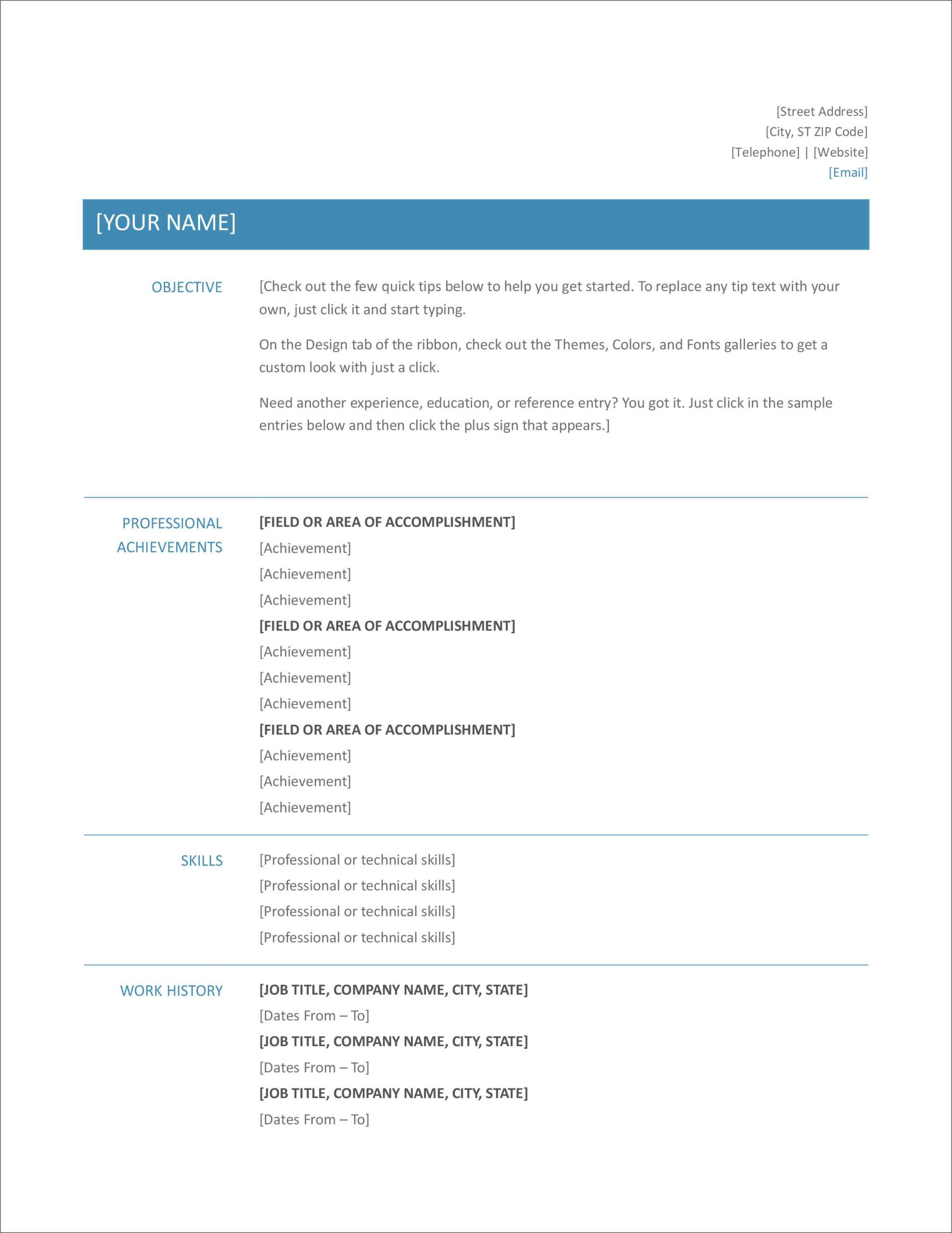 Ms Office Word Resume Templates – Dalep.midnightpig.co In Free Basic Resume Templates Microsoft Word