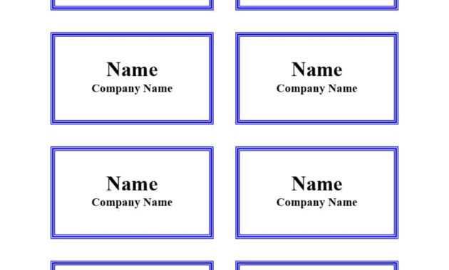 Name Tag Templates Word - Calep.midnightpig.co intended for Visitor Badge Template Word