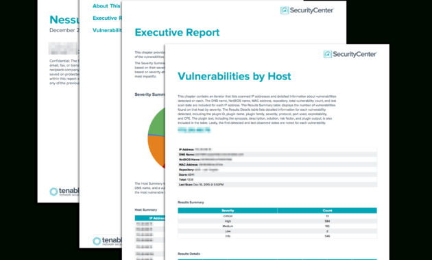 Nessus Scan Report - Sc Report Template | Tenable® pertaining to Nessus Report Templates