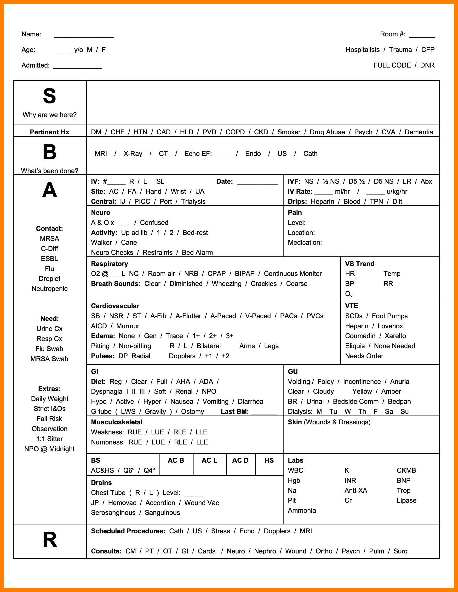 Nursing Worksheets | Printable Worksheets And Activities For With Med Surg Report Sheet Templates