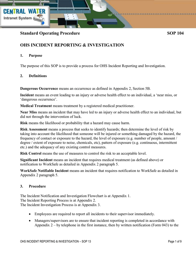 Ohs Incident Report - Dalep.midnightpig.co In Ohs Incident Report Template Free
